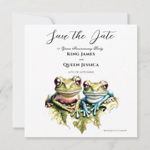 10. Hochzeitstag Gartencasualparty Save The Date