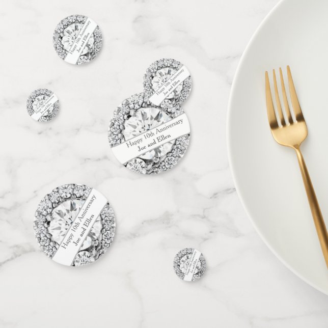 10. Hochzeitstag Konfetti (Gruppe)