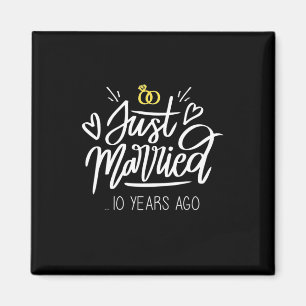 10. Hochzeitstag Magnet