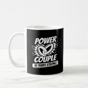 10. Hochzeitstag Paare, 10 Jahre Stark Verheiratet Kaffeetasse