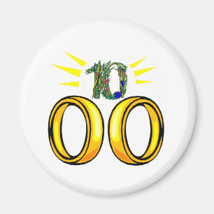 10 Hochzeitstag t Magnet