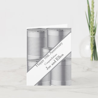 10. Hochzeitstag, Zehnjahresfeier Karte