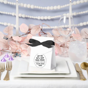 10 Individuelle Favorbox für Zelte 25% Rabatt bei  Geschenkschachtel