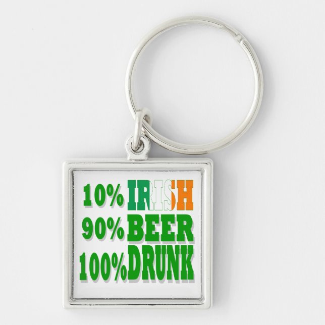 10 % Irland Schlüsselanhänger (Vorne)