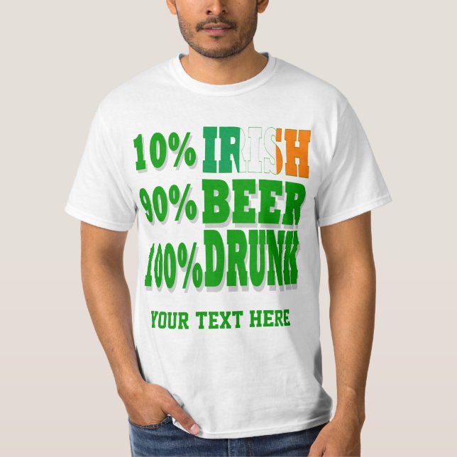 10 % Irland T-Shirt (Vorderseite)