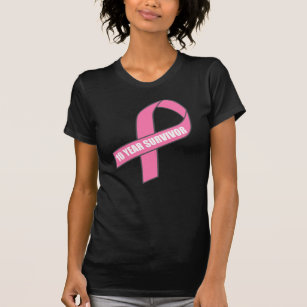 10 Jahr-Überlebender (Rosa Brustkrebs Schleife) T-Shirt