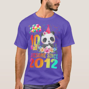 10 Jahre alt 10. Geburtstag Panda Phantastisch sei T-Shirt