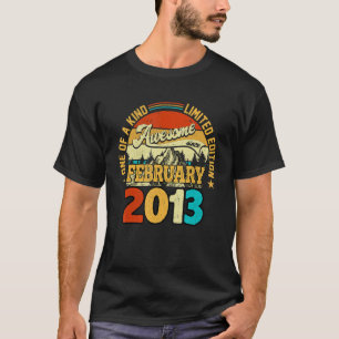 10 Jahre alt Phantastisch seit Februar 2013 10. Ge T-Shirt