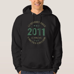 10 Jahre alt Tag 2011 Legende seit 10. Geburtstag Hoodie