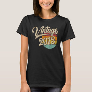 10 Jahre alt Vintag 2013 10. Geburtstag T-Shirt