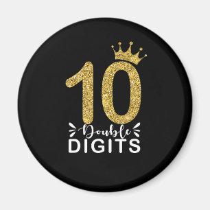 10 Jahre alte Geschenke doppelstellige Mädchen Kro Magnet
