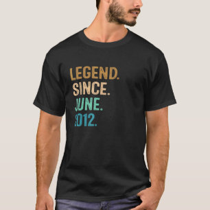 10 Jahre alte Legende Seit Juni 2012 10. Geburtsta T-Shirt