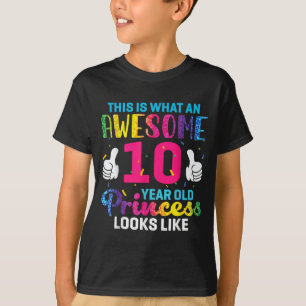 10 Jahre alte Prinzessin Geburtstagszitat 10. Gebu T-Shirt