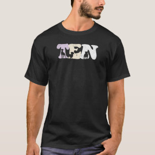 10 Jahre alter Niedlicher Hund Geburtstagskind 10. T-Shirt