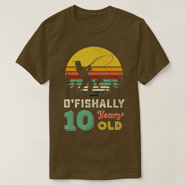 10 Jahre altes Angelgeschenk 10 Jo Zehn Jahre alt  T-Shirt (Design vorne)