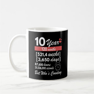 10 Jahre Hochzeitstag Kaffeetasse