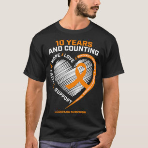 10 Jahre krebserregendes Geschenk Männer Frauen Or T-Shirt
