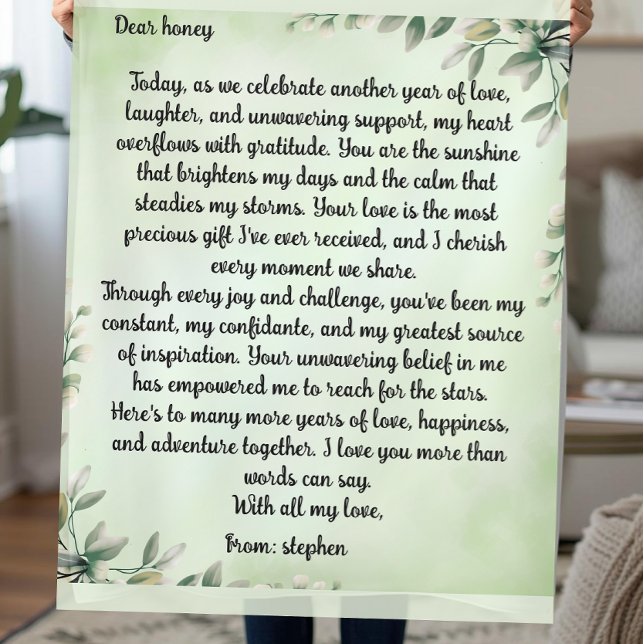 10 Jahre Liebe: Ein herzliches Jubiläum Fleecedecke (Von Creator hochgeladen)