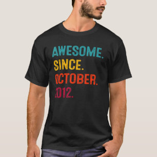 10 Jahre Phantastisch seit Oktober 2012 10. Geburt T-Shirt