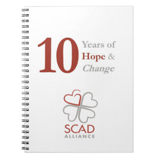 10 Jahre SCAD Alliance Notebook Notizblock