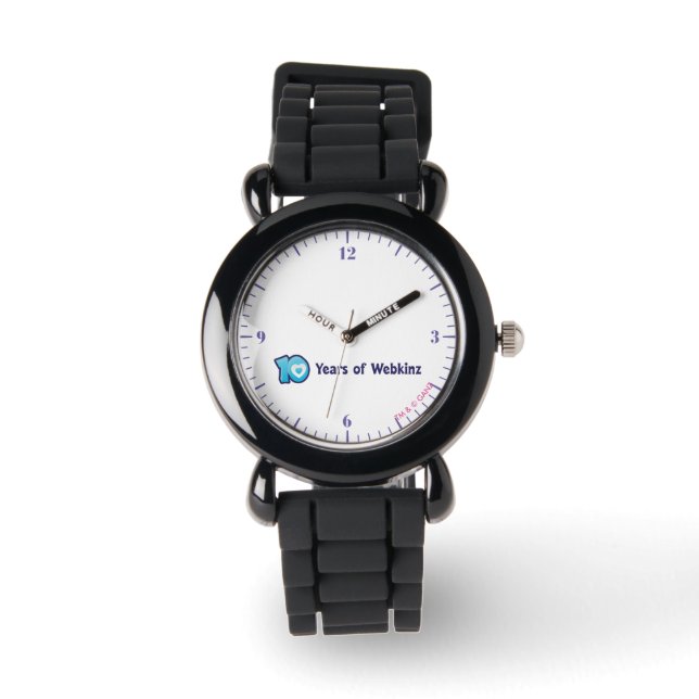 10 Jahre Webkinz-Logo Armbanduhr (Vorderseite)