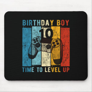 10-jähriger Geburtstagskind 10-mal bis 10. Mousepad
