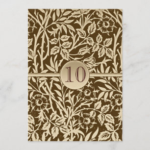 10-jähriges Jubiläum Einladung Vintage-Design