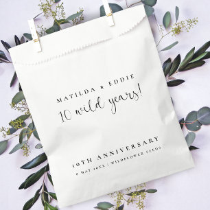 10. Jubiläum 10 Wildblume Samen aus Wildjahren Geschenktütchen