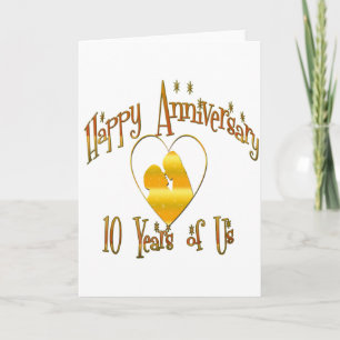 10. Jubiläum Karte