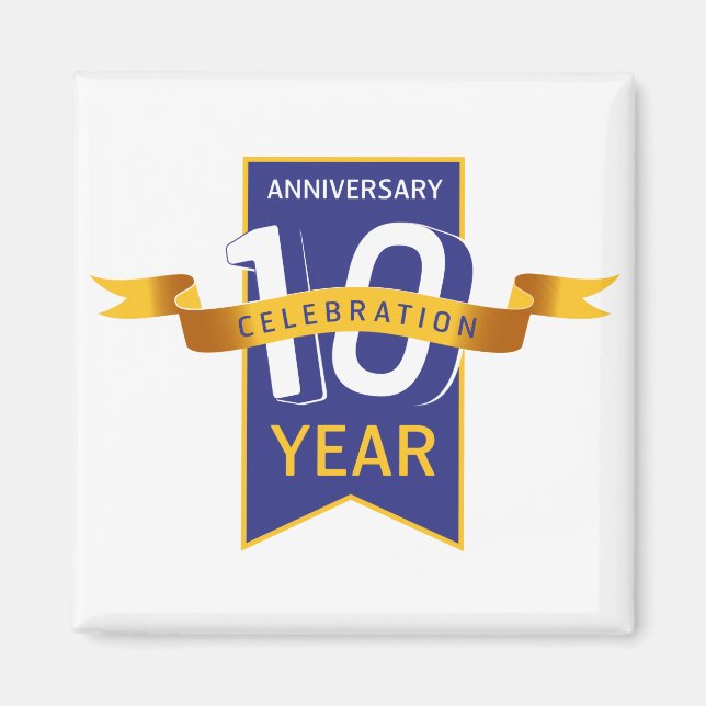 10. Jubiläum Magnet (Vorne)