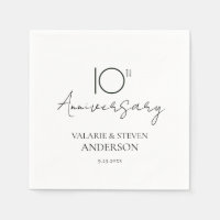 10. Jubiläum Minimal Napkins