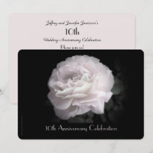 10. Jubiläum Party Pale Pink Rose Chic Blumenzaube
