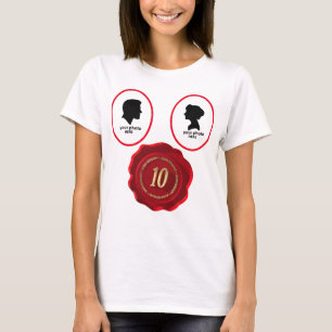 10. Jubiläum Rotwachs-Siegel T-Shirt