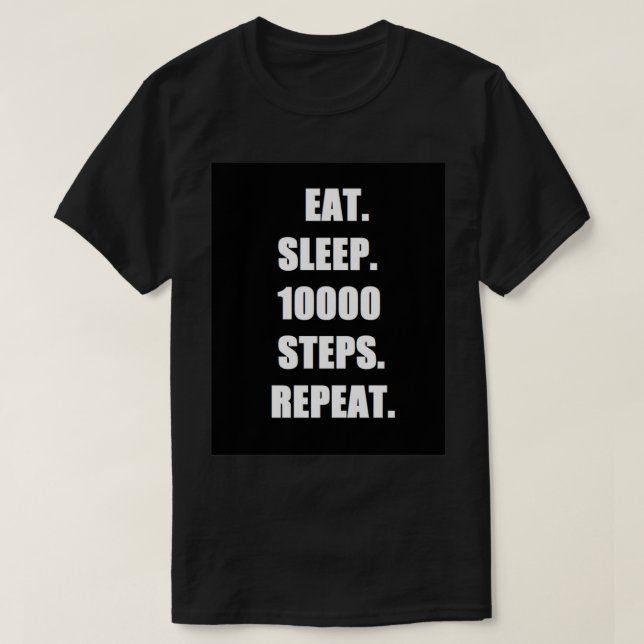 10 k Stufen T-Shirt (Design vorne)