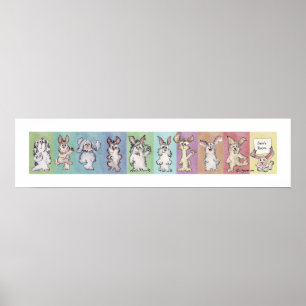 10 Kaninchen Custom Poster