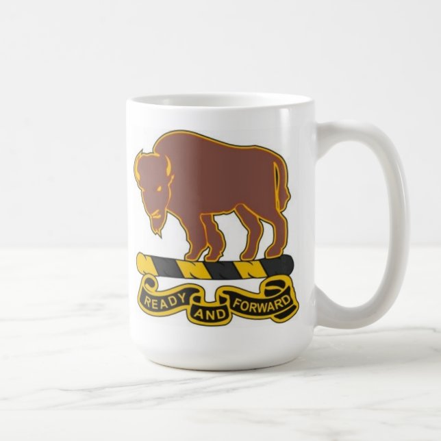 10. Kavallerie-Regiment "Büffel-Soldaten " Kaffeetasse (Rechts)