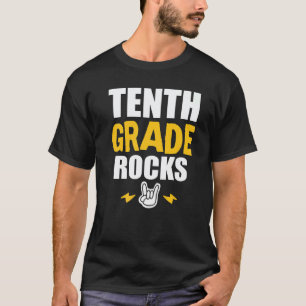 10. Klasse Rocks Zurück zur Schule Musiklehrer St T-Shirt