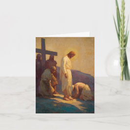 10. Kreuzwegstation - Jesus wird seiner Kleider be Karte