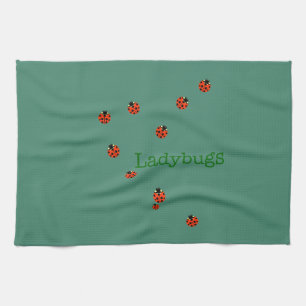 10 Ladybugs Geschirrtuch