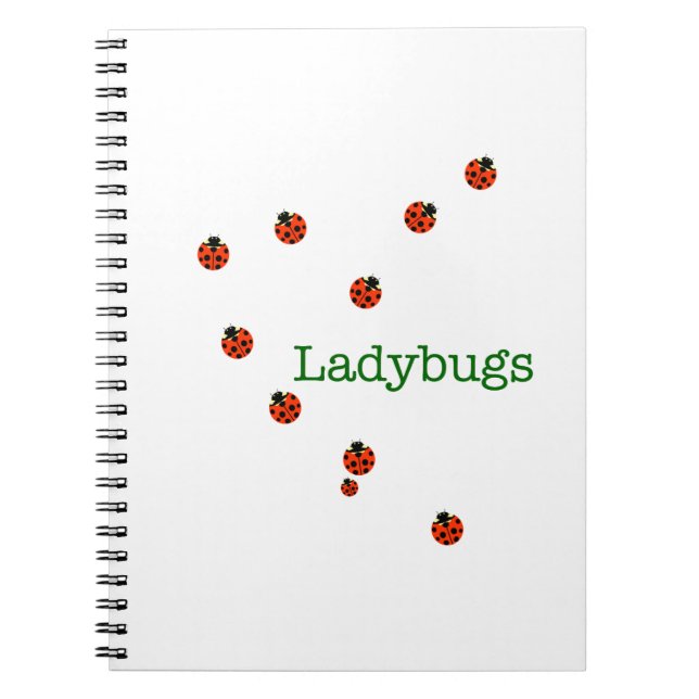 10 Ladybugs Notizblock (Vorderseite)