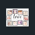 10 Liebe FotoCollage Leinwanddruck<br><div class="desc">10 Fotovorlagen,  erstellt von Ihnen personalisierte Wandkunst - Canvas Print von Ricaso - fügen Sie Ihre eigenen Fotos und Texte zu dieser großartigen Leinwand hinzu</div>