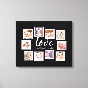 10 Liebe FotoCollage Leinwanddruck