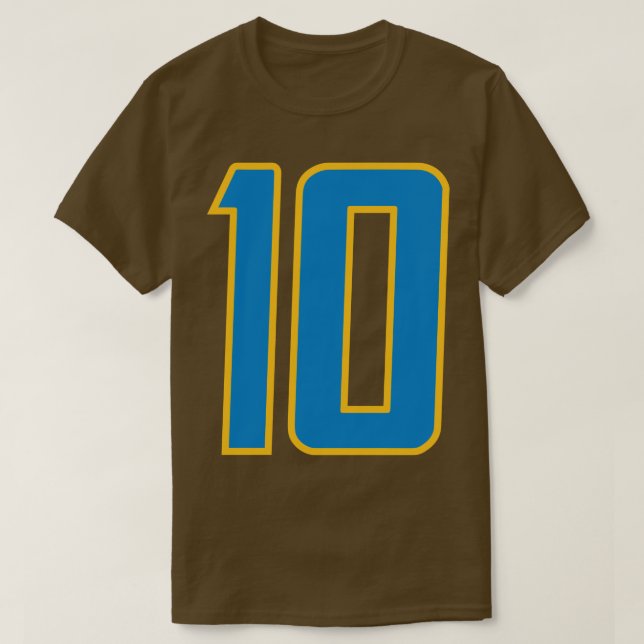 10 Light Blue T-Shirt (Design vorne)