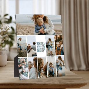 10 Mama mit individuellem Fotocollage Fotoplatte