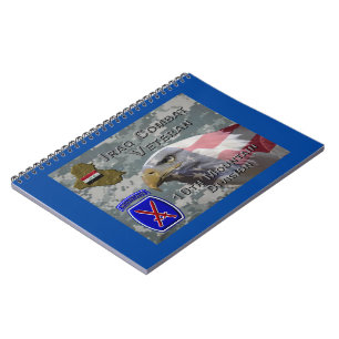 10. Mountain Div Iraq Combat Veteran Notizblock