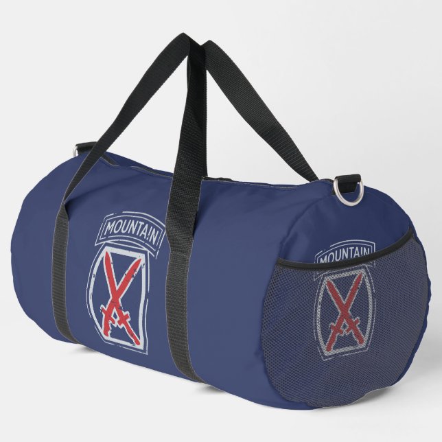 10. Mountain Division "Mountaineer" Grunge Duffle Bag (Rechte Ecke)