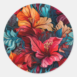 #10 Muster Runder Aufkleber