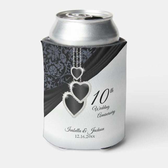 10. Onyx Hochzeitstag Dosenkühler (Kanne Rückseite)
