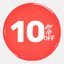 10 % Rabatt auf den Verkauf