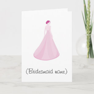 10 Reasons to be my bridesmaid Einladung